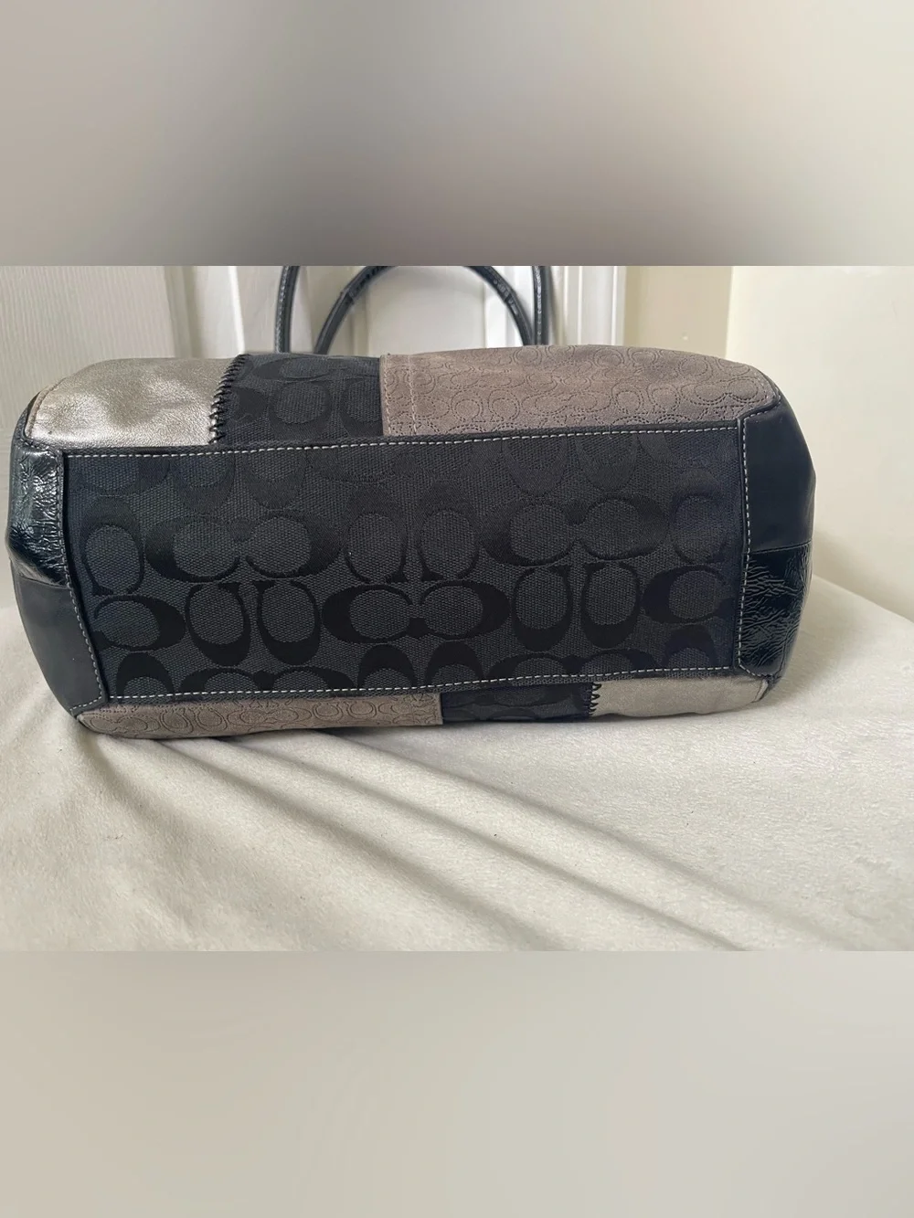 Coach patchwork tote